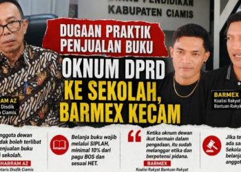 Aktivis Audiensi ke Disdik Ciamis, Dugaan Penjualan Buku oleh Oknum DPRD Dinilai Tak Etis