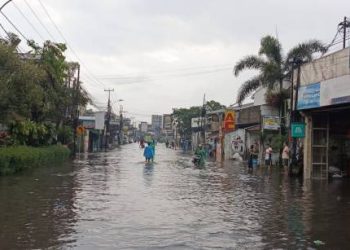 Banjir Meluas ke Beberapa Titik  di Kecamatan Margahayu Hari