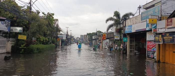Banjir Meluas ke Beberapa Titik di Kecamatan Margahayu Hari