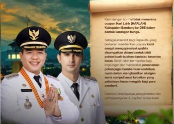 Prihatin di Tengah Musibah, Bupati  : Peringatan Hari Jadi ke 385 Kabupaten Bandung Cukup Upacara  dan Sidang Paripurna