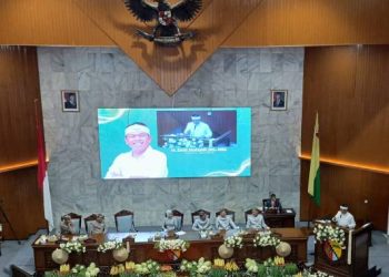 Hadiri Sidang Paripurna DPRD  Hari Jadi ke-385 Kabupaten Bandung, Gubernur KDM Sebut Tata Ruang Bandung Ada Yang Salah