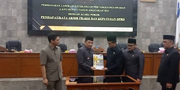DPRD Garut Serahkan Rekomendasi Catatan Strategis dan Saran Atas LKP Bupati Tahun Anggaran 2025