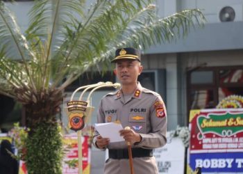 Upacara Sertijab Wakapolres dan Kapolsek Jajaran Serta Pelepasan Purna Tugas Personel Polri di Pimpin Langsung Kapolres Garut