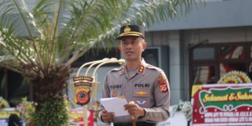 Upacara Sertijab Wakapolres dan Kapolsek Jajaran Serta Pelepasan Purna Tugas Personel Polri di Pimpin Langsung Kapolres Garut