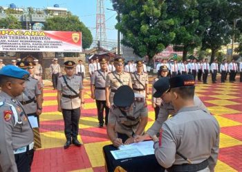Kapolres Purwakarta Pimpin Sertijab Sejumlah Pejabat Strategis,Guna Penyegaran dan penguatan Kinerja institusi Kepolisian