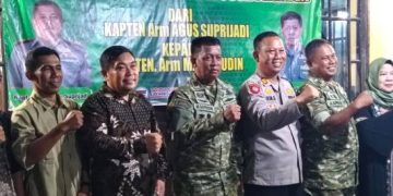 Pisah Sambut Danramil 0502/Pagaden di Mako Polsek Perkuat Soliditas TNI-Polri