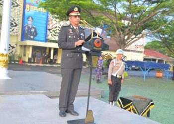 AKM TK III Itwasda Polda Jabar, Kombes Pol. Dany Adhari Akbar, S.I.K., memimpin Upacara Peringatan Hari Kebangkitan Nasional THN 2026.