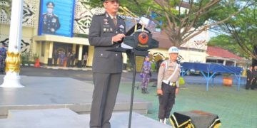 AKM TK III Itwasda Polda Jabar, Kombes Pol. Dany Adhari Akbar, S.I.K., memimpin Upacara Peringatan Hari Kebangkitan Nasional THN 2026.