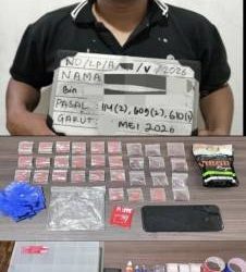 Pengedar Tembakau Sintesis Ditangkap Sat Res Narkoba Polres Garut