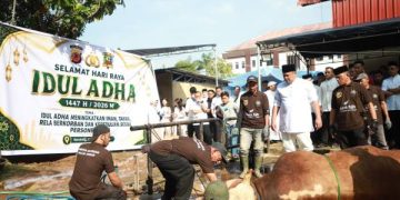 Sebanyak 160 Hewan Qurban Pada Hari Raya  Idul Adha 1447 H/2026 Disembelih di Polda Jabar dan di Distribusikan