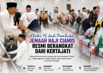 Kloter 15 Jadi Pembuka, Jemaah Haji Ciamis Resmi Berangkat dari Kertajati