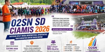 O2SN SD Ciamis 2026 Digelar, Ratusan Atlet Muda Adu Prestasi dan Karakter