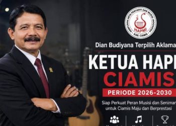 Dian Budiyana Nahkodai HAPMI Ciamis, Siap Bawa Musisi Lokal Naik Kelas