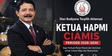 Dian Budiyana Nahkodai HAPMI Ciamis, Siap Bawa Musisi Lokal Naik Kelas
