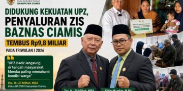 UPZ Jadi Kekuatan Utama BAZNAS Ciamis , Salurkan ZIS 9.8 Miliar di Triwulan 1