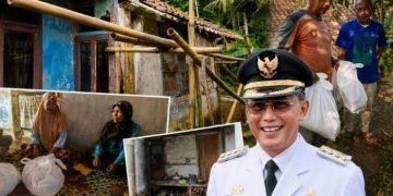 Dua Warga Panawangan Akhirnya Dapat  Bantuan Rutilahu dan Sembako Bupati Ciamis