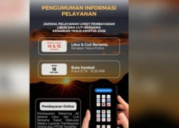 Libur Kenaikan Yesus Kristus, Perumdam Tirta Galuh Ciamis Tetap Layani Pembayaran Secara Online