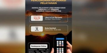 Libur Kenaikan Yesus Kristus, Perumdam Tirta Galuh Ciamis Tetap Layani Pembayaran Secara Online