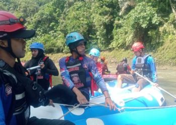 TAGANA Sisir Sungai Citanduy, Dua Perahu Karet Diterjunkan Cari Korban Cirahong