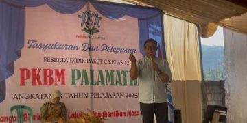 PKBM Palamatra Sukamantri Lepas 232 Lulusan Paket C, Kabid PNF Disdik Ciamis Beri Apresiasi