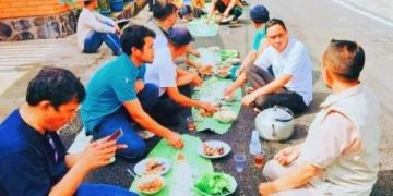 Syukuri Jalan mulus Warga Desa Pasanggrahan Purwakarta Gelar Festival 1000 Kastrol Nasi Liwet