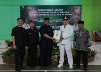 Sertijab Kades Margahayu Selatan, Pemdes Sekarang Harus Adaptasi dengan Kebijakan Pusat