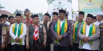 Bupati Lepas Calhaj Kloter 13 : Jaga Kesehatan dan Doakan Kebaikan Sukabumi