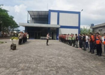 Sinergitas Polsek Jajaran Garut Amankan Pentas Supermusik Djarum di Sor Ciateul