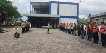 Sinergitas Polsek Jajaran Garut Amankan Pentas Supermusik Djarum di Sor Ciateul