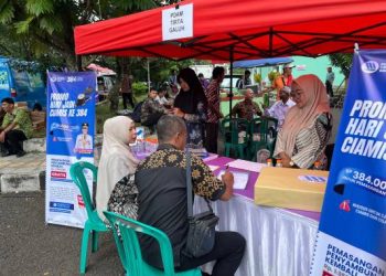 Perumdam Tirta Galuh Ramaikan Pepatah Manis, Tebar Hadiah dan Sosialisasikan Promo Sambungan Rp384 Ribu