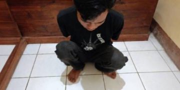 Seorang Pria Diduga Pelaku Bongkar Rumah Warga Berhasil Diamankan Polsek Singajaya Polsek Singajaya