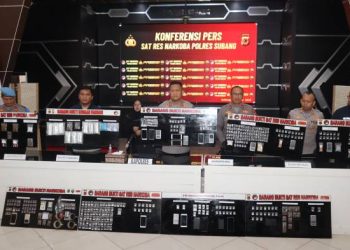 Polres  Subang  Ungkap  32 Kasus Narkoba , 33 Tersangka Diamankan