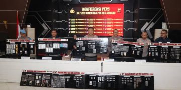 Polres  Subang  Ungkap  32 Kasus Narkoba , 33 Tersangka Diamankan