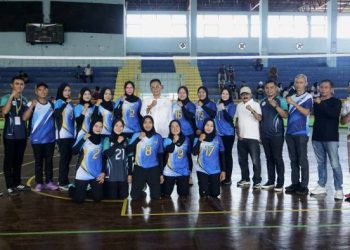 Tekuk Cilacap 2-0, Tim Voli Putri Ciamis Lolos Babak Penyisihan Porsenitas XIII