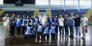 Tekuk Cilacap 2-0, Tim Voli Putri Ciamis Lolos Babak Penyisihan Porsenitas XIII