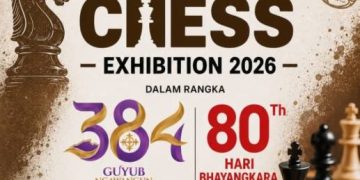 Journalist Chess Exhibition 2026 Digelar, Empat Organisasi Wartawan Ciamis Bersatu di Atas Papan Catur