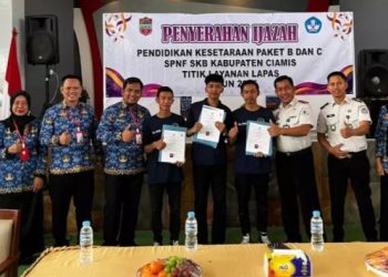 Dari Balik Jeruji, Warga Binaan Lapas Ciamis Raih Ijazah Paket C, Bukti Pendidikan Tak Mengenal Batas