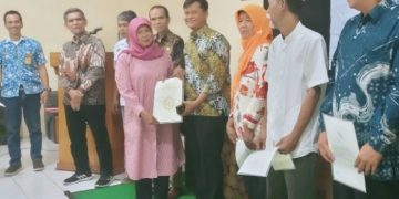 229 Sertifikat PTSL Diserahkan, Warga Kelurahan Ciamis Mulai Nikmati Kepastian Hukum Tanah