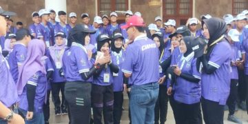 Prestasi Tak Harus Mahal, Pesan Bupati Herdiat Saat Lepas Kontingen POPWILDA dan PORSENITAS Ciamis
