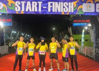 Bukan Sekadar Berburu Medali, ASN dan Atlet Ciamis Tunjukkan Semangat Kebersamaan di Cirebon Run 10K 2026