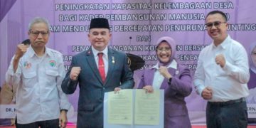 Disdukcapil dan TP Posyandu Ciamis Teken Komitmen Perkuat Tertib Adminduk untuk Kesejahteraan Warga