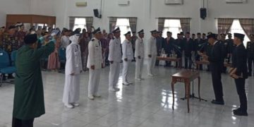 Enam Kepala Desa PAW di Ciamis Resmi Dilantik, Bupati Minta Hindari Korupsi dan Jaga Kekompakan Perangkat Desa