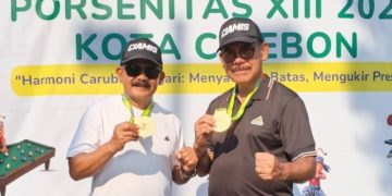 Tenis Lapangan Sumbang Emas, Kadisbudpora dan Asisten Setda Antar Ciamis Tambah Prestasi di PORSENITAS XIII 2026