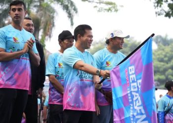 Lepas “Bapenda Bedas Run ” Bupati Bandung   Ajak Warga Taat Pajak