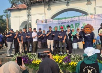 Ribuan Warga Ikuti GEMAR di Car Free Day Al-Fathu Soreang Kabupaten Bandung