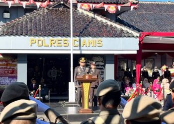 HUT Bhayangkara ke-80, Kapolres Ciamis Bacakan Amanat Presiden: Polri Semakin Dekat dengan Masyarakat