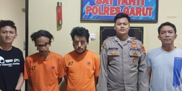 Dua Orang Tersangka Dugaan Pengeroyokan di Kecamatan Cisurupan Berhasil Diamankan Sat Reskrim Polres Garut