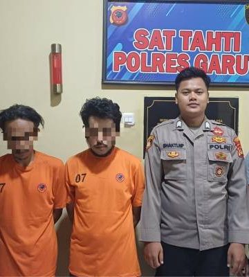 Dua Orang Tersangka Dugaan Pengeroyokan di Kecamatan Cisurupan Berhasil Diamankan Sat Reskrim Polres Garut