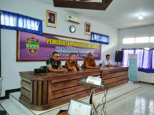 Portal Perlinsos Mulai Digulirkan, Dinsos Ciamis Sosialisasi di Kecamatan Baregbeg