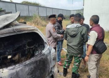 Telah Terjadi Insiden Kebakaran Kendaraan di SPBU Jati Samarang, Jajaran Polsek Samarang Gercep Lakukan Pengecekan ke TKP